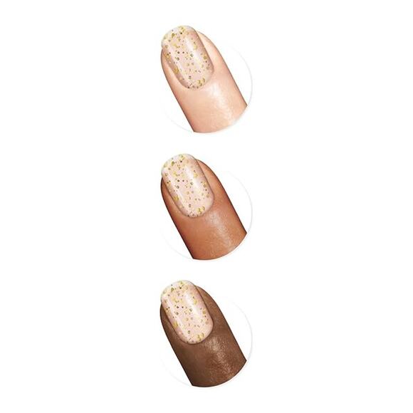 Sally Hansen Miracle Gel™ Nail Polish SET 777 Gold Glitter 781 Silver Glitter - Picture 8 of 12
